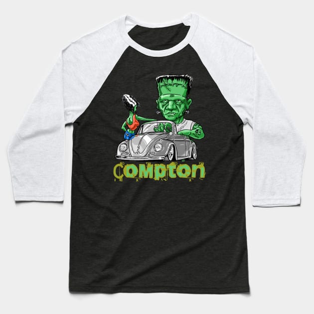 compton Baseball T-Shirt by Rob's Tee's